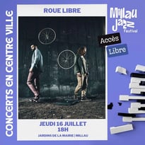 Echappée Jazz en Centre-Ville de Millau avec Roue Libre