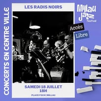Echappée Jazz en Centre Ville de Millau avec Les Radis Noirs
