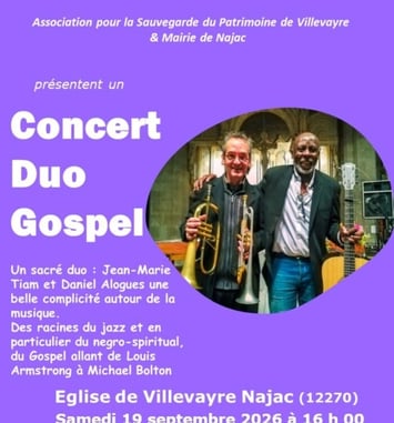 Visite de l'église et concert "duo gospel"