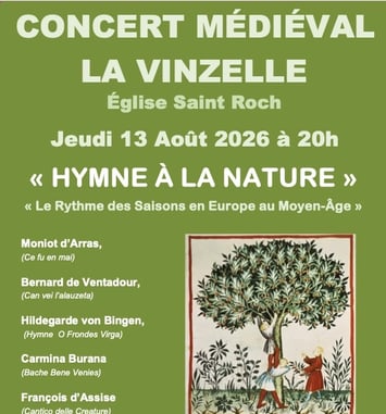 Hymne à la Nature — Concert Médiéval