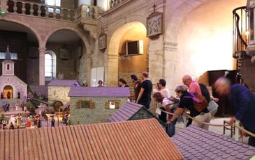 Exposition d'une crèche représentant "Le Village Aveyronnais"