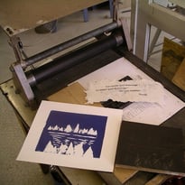 Atelier de l'étang à l'estampe