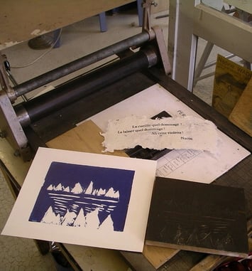 Atelier de l'étang à l'estampe
