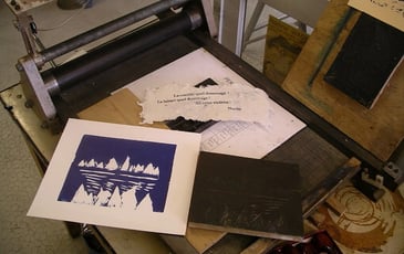 Atelier de l'étang à l'estampe