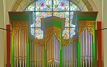 Documentaire sur l'orgue d'Entraygues, puis concert d'orgue filmé et transmis en direct