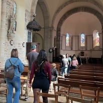 Découverte de l'église Sainte-Foy et de l'ancienne forge de Montrozier