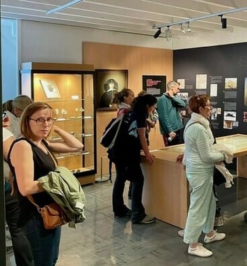 Découverte des expositions du musée de Montrozier