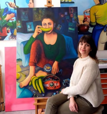 Exposition des peintures de Pauline Girard