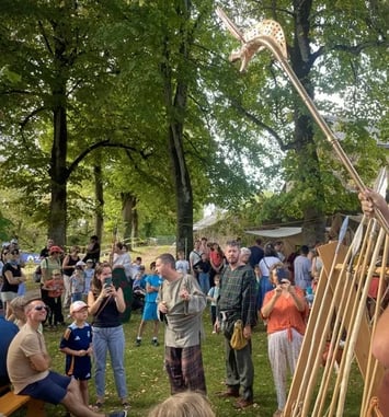 Théâtre, spectacle et campement gaulois dans le parc du château !