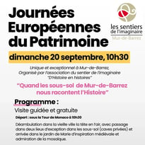 Visite guidée "quand les sous-sols de Mur-de-Barrez nous racontent l'Histoire"
