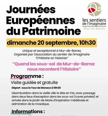 Visite guidée "quand les sous-sols de Mur-de-Barrez nous racontent l'Histoire"