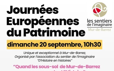 Visite guidée "quand les sous-sols de Mur-de-Barrez nous racontent l'Histoire"
