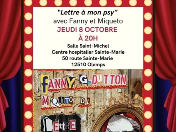 Lettre à mon psy - Fantaisie musicale et exposition