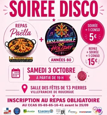 Octobre Rose - Soirée Disco