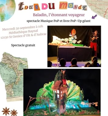Tour du Monde : Spectacle "Baladin, l'étonnant voyageur"