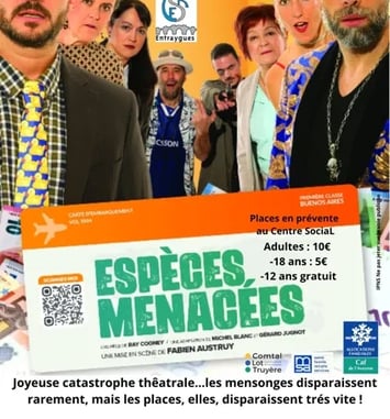 Théâtre 'Espèces menacées"