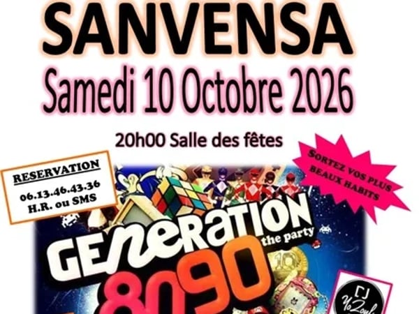 Soirée années 80-90
