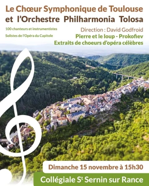Concert exceptionnel avec le chœur symphonique de Toulouse