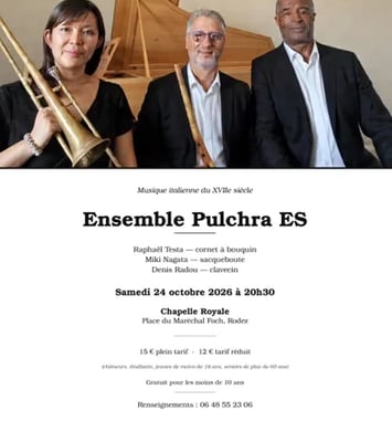 Concert de musique italienne : Ensemble Pulchra Es