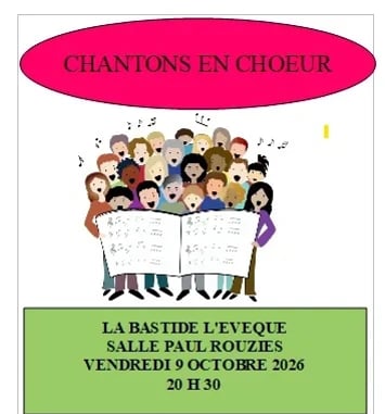 Soirée "chantons tous en choeur" à La Bastide l'Evêque