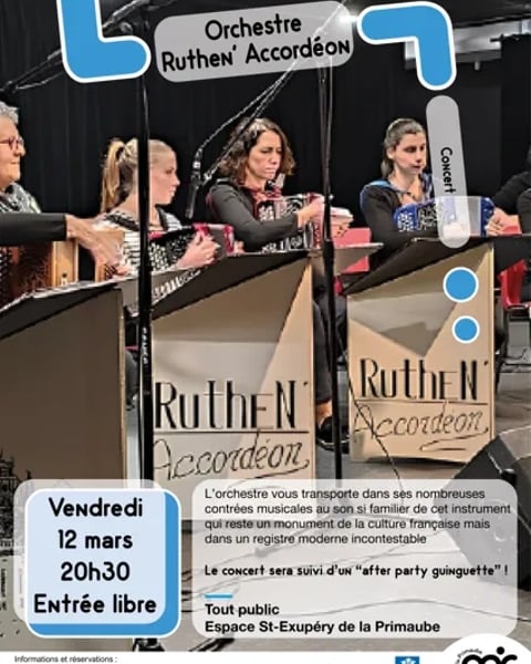 Concert : Orchestre Ruthen' Accordéon
