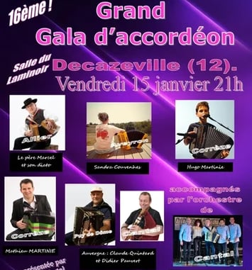 16ème Grand Gala d'accordéon