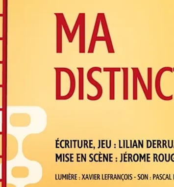 Ma distinction spectacle par Wally