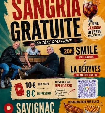 Concert : Sangria Gratuite