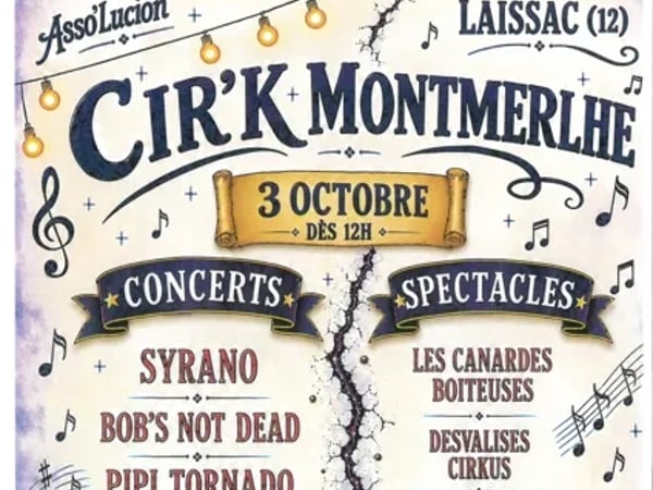 Festival Cir'k Montmerlhe à Laissac