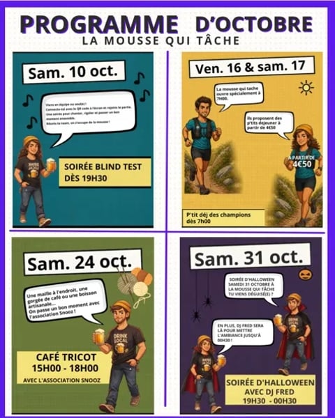 Octobre à la Mousse qui Tâche