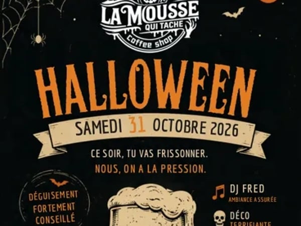 Soirée Halloween à la Mousse qui Tâche