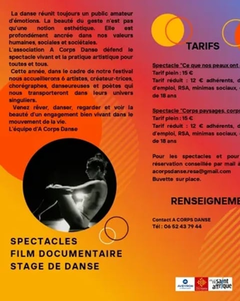 Spectacle "Corps Paysages, Corps Chimère"