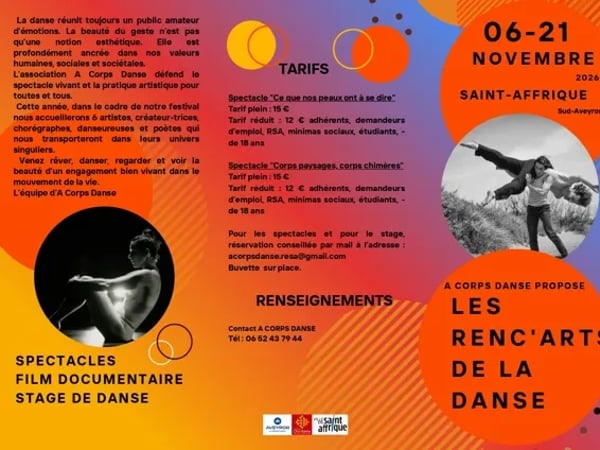 Spectacle "Corps Paysages, Corps Chimère"