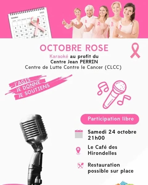 Soirée Karaoké pour Octobre Rose